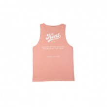 The Peach 'Raised Baseball' Tank back