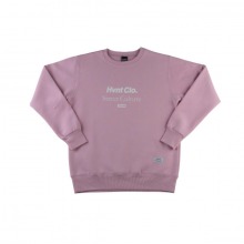 The Pink '3 Lines' Crewneck