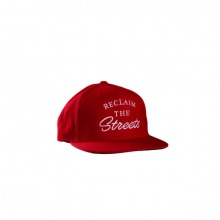 The Red 'Reclaim The Streets'' Snapback hat