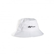 The White 'Straight'' Bucket Hat