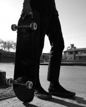Keep it simple & let your skateboarding do all the talking.