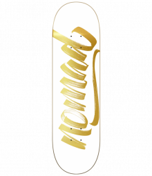 Nomad Skateboards Script White Deck